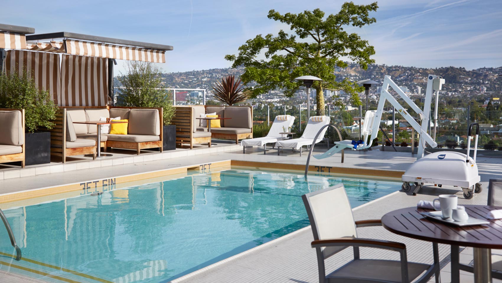 Kimpton Hotel Wilshire accessible hotel pool