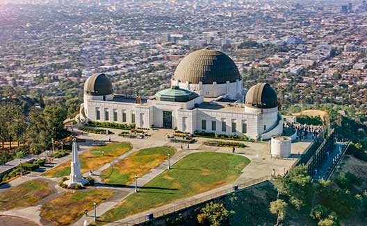 Griffith Observatory overlooking Los Angeles